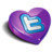 twitter heart purple Icon